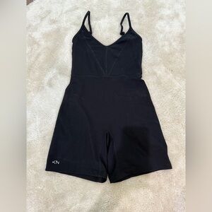 Black Sleeveless Romper